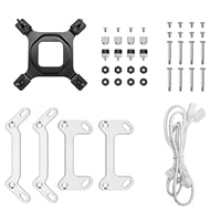 DeepCool Mystique 240 White ARGB LCD AIO Cooler - 240mm DeepCool Mystique 240 White ARGB LCD AIO Cooler - 240mm